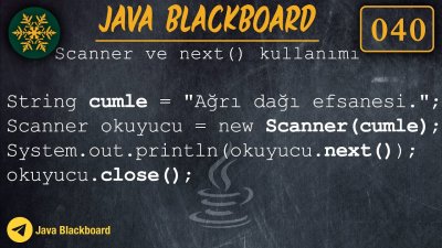 ⊙ Java Tutorial 