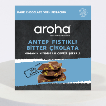 Aroha Chocolate Antep Fıstıklı Bitter